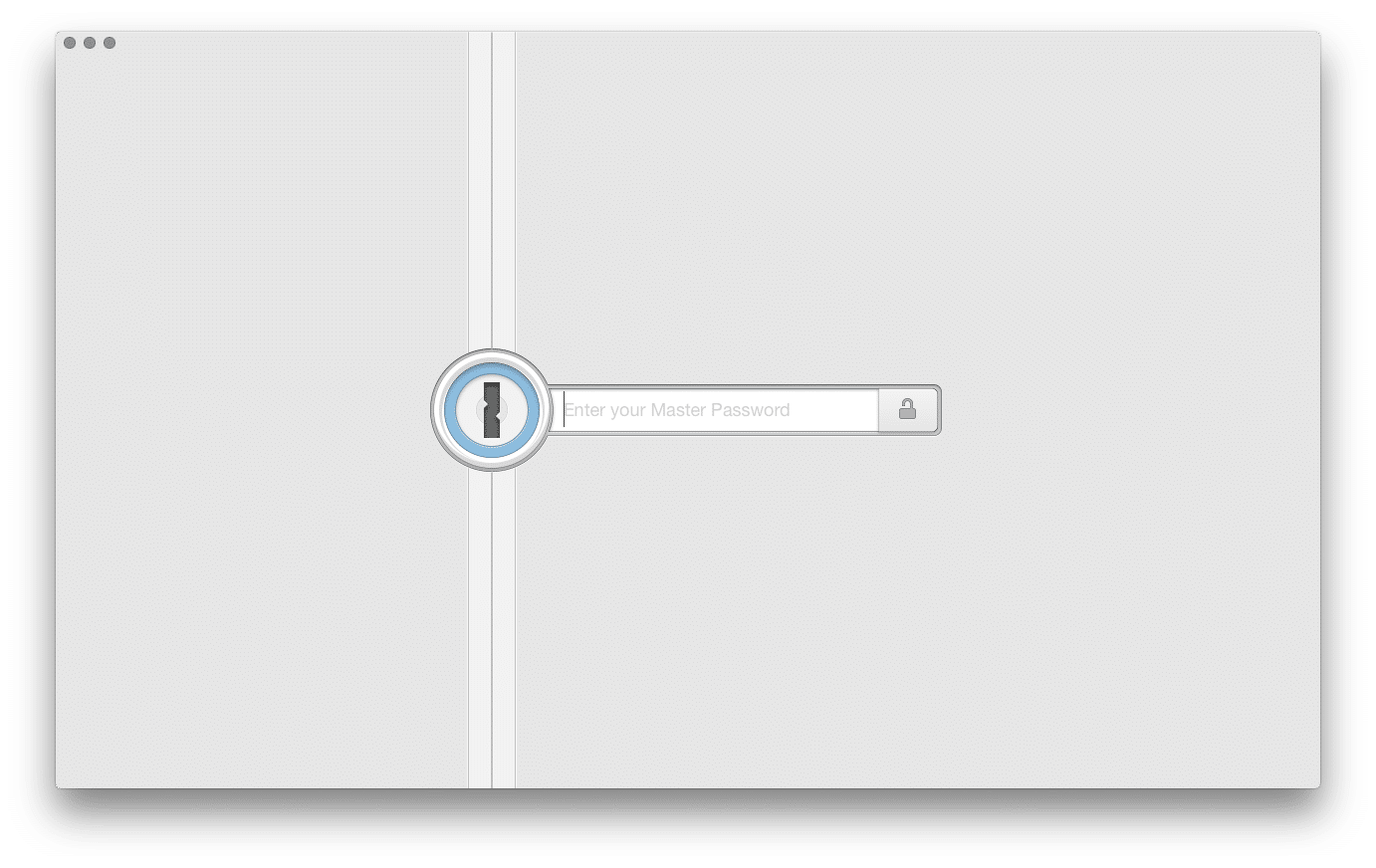 1Password lås – kun dit master password giver adgang
