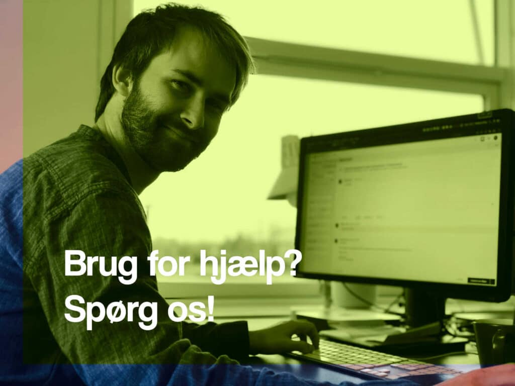 Onlimes danske kundesupport hjælper en bruger